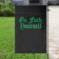 Fanone Officer Go F Yourself Garden Flag Edgy Rebellious Attitude