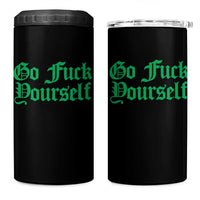 Fanone Officer Go F Yourself 4 in 1 Can Cooler Tumbler Edgy Rebellious Attitude