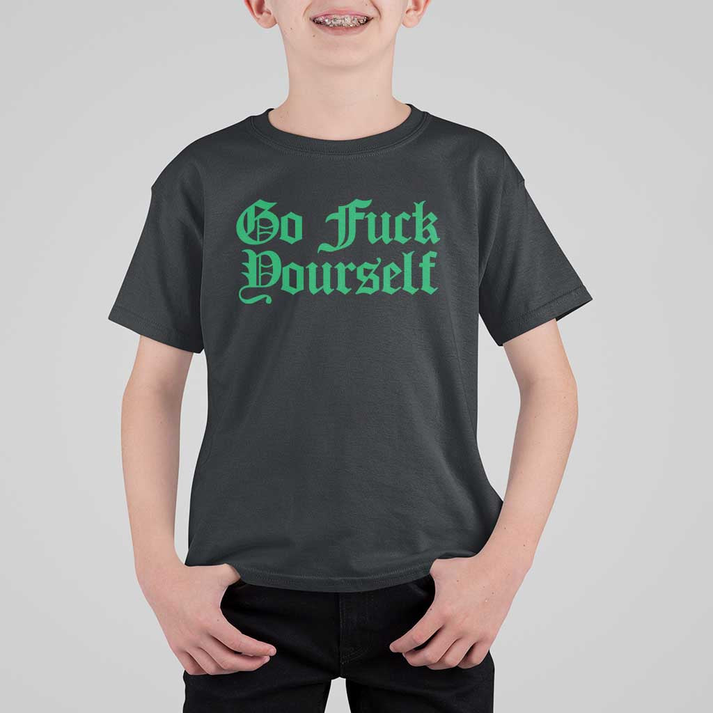 Fanone Officer Go F Yourself T Shirt For Kid Edgy Rebellious Attitude
