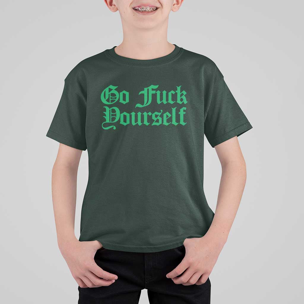 Fanone Officer Go F Yourself T Shirt For Kid Edgy Rebellious Attitude
