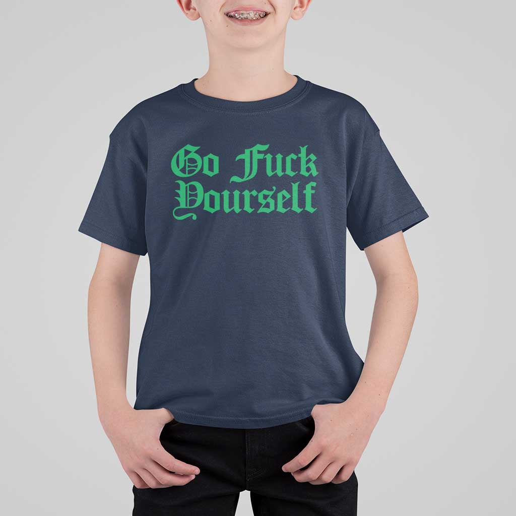Fanone Officer Go F Yourself T Shirt For Kid Edgy Rebellious Attitude