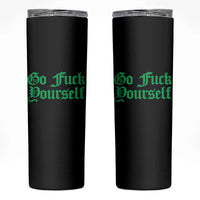 Fanone Officer Go F Yourself Skinny Tumbler Edgy Rebellious Attitude