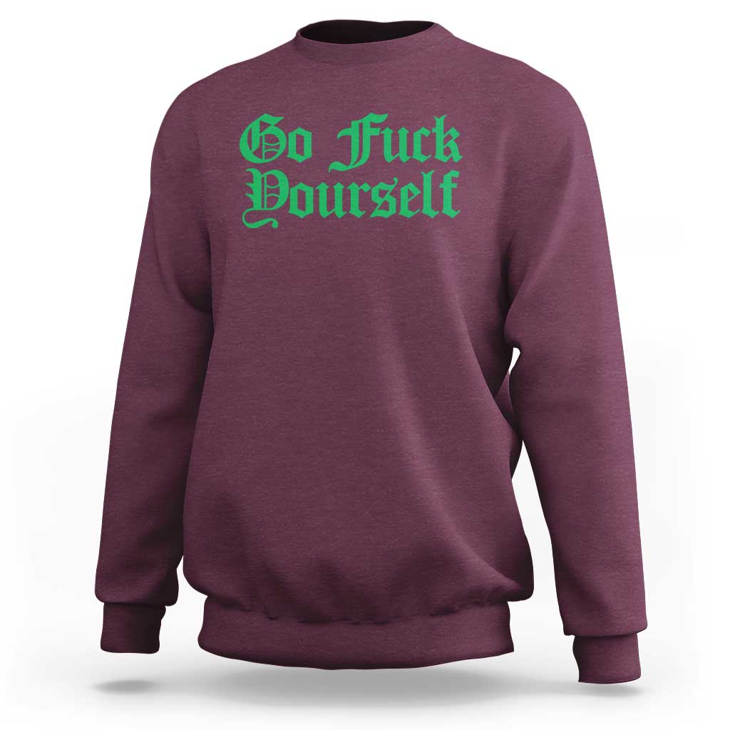 Fanone Officer Go F Yourself Sweatshirt Edgy Rebellious Attitude