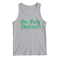 Fanone Officer Go F Yourself Tank Top Edgy Rebellious Attitude