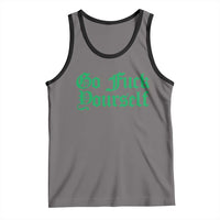 Fanone Officer Go F Yourself Tank Top Edgy Rebellious Attitude
