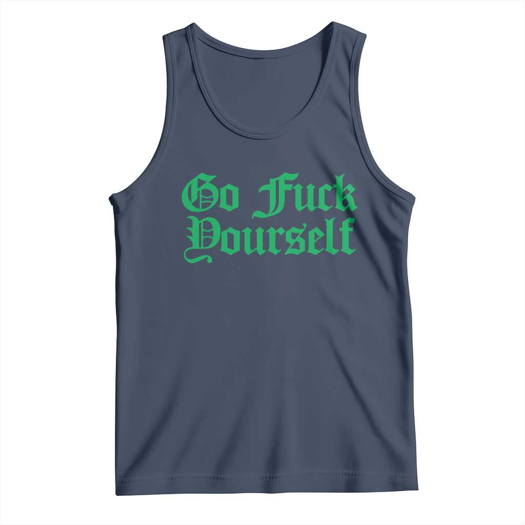 Fanone Officer Go F Yourself Tank Top Edgy Rebellious Attitude