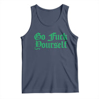 Fanone Officer Go F Yourself Tank Top Edgy Rebellious Attitude