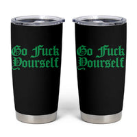 Fanone Officer Go F Yourself Tumbler Cup Edgy Rebellious Attitude