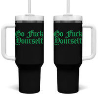 Fanone Officer Go F Yourself Tumbler With Handle Edgy Rebellious Attitude