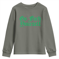 Fanone Officer Go F Yourself Youth Sweatshirt Edgy Rebellious Attitude