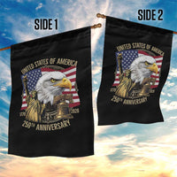 USA 250th Anniversary 1776 2026 4th of July Garden Flag Patriotic Eagle Liberty Bell Statue of Liberty Graphic