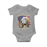USA 250th Anniversary 1776 2026 4th of July Baby Onesie Patriotic Eagle Liberty Bell Statue of Liberty Graphic