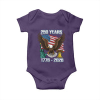 250 Years of Freedom 1776 2026 Patriotic Eagle Baby Onesie 4th of July American Flag Liberty Bell Statue of Liberty