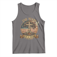 250 Years Faith and Freedom 1776 2026 Tank Top Cross Tree Dove Religious Patriotic Christian