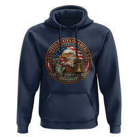 USA 250th Anniversary Emblem 1776 2026 Hoodie Patriotic Seal with Bald Eagle Liberty Bell Statue of Liberty