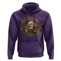USA 250th Anniversary Emblem 1776 2026 Hoodie Patriotic Seal with Bald Eagle Liberty Bell Statue of Liberty