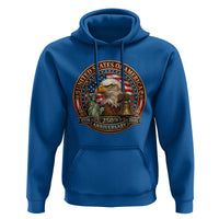 USA 250th Anniversary Emblem 1776 2026 Hoodie Patriotic Seal with Bald Eagle Liberty Bell Statue of Liberty