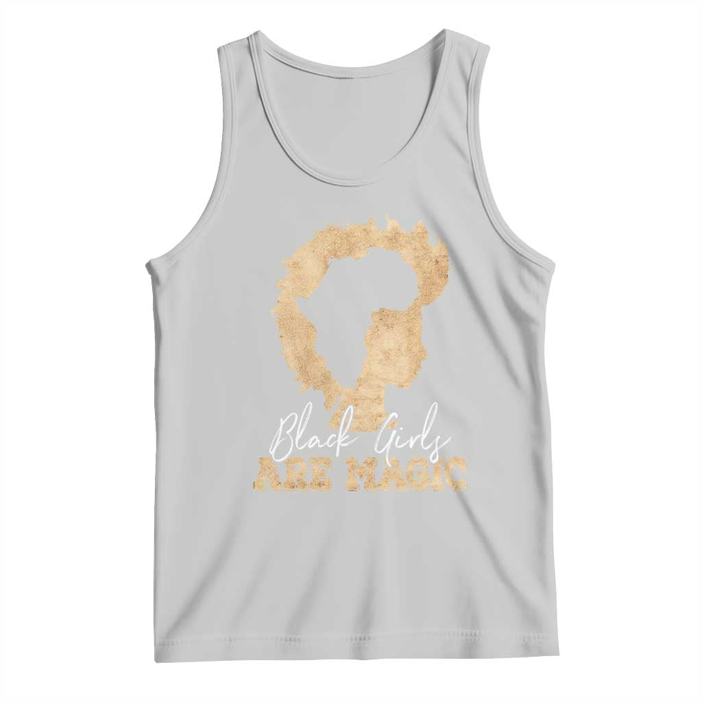 Black Girls Are Magic Tank Top Afro Melanin Pride