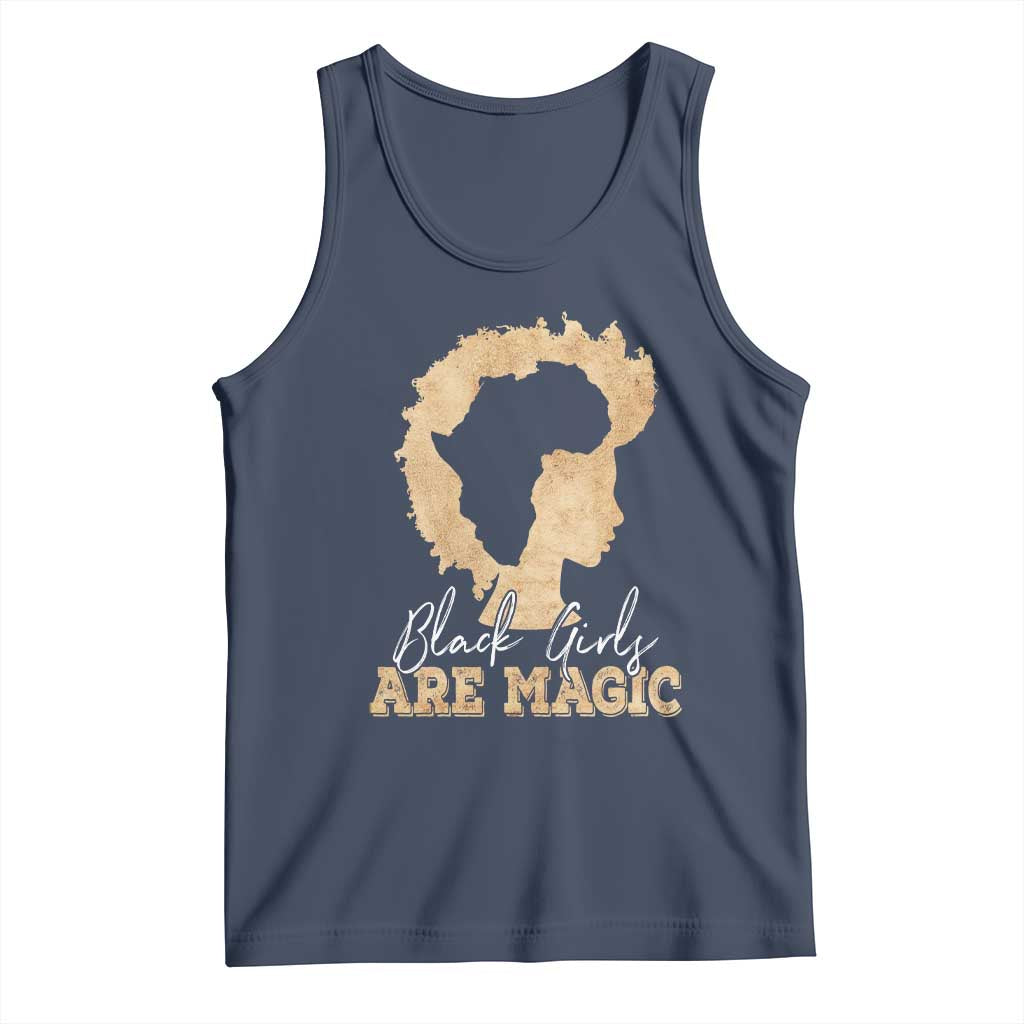Black Girls Are Magic Tank Top Afro Melanin Pride