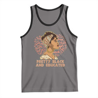 Afro Melanin Woman Tank Top Pretty Black And Educated African American Pride