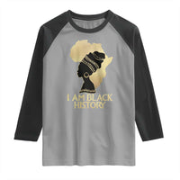 I Am Black History Raglan Shirt Black Girls African American
