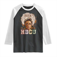 Black Educated HBCU Raglan Shirt Headstrong Blessed Confident Undaunted