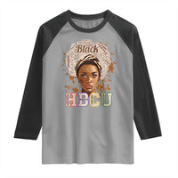 Black Educated HBCU Raglan Shirt Headstrong Blessed Confident Undaunted