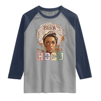 Black Educated HBCU Raglan Shirt Headstrong Blessed Confident Undaunted