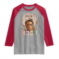 Black Educated HBCU Raglan Shirt Headstrong Blessed Confident Undaunted