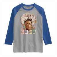 Black Educated HBCU Raglan Shirt Headstrong Blessed Confident Undaunted