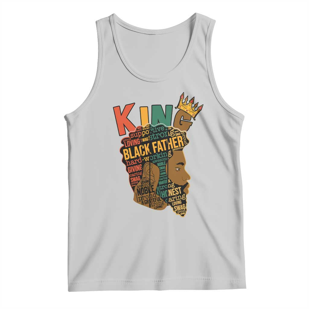 Black King Tank Top Black Father African American Men