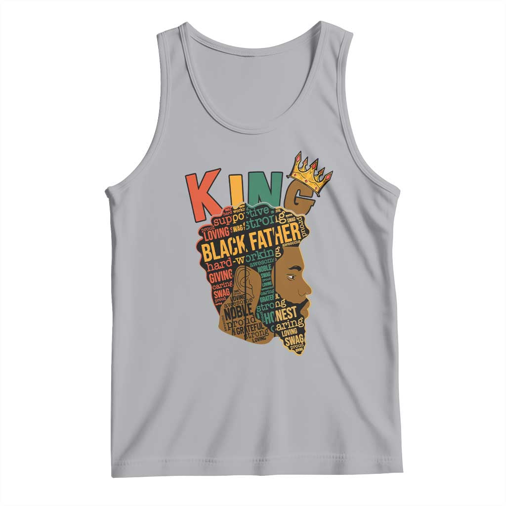 Black King Tank Top Black Father African American Men
