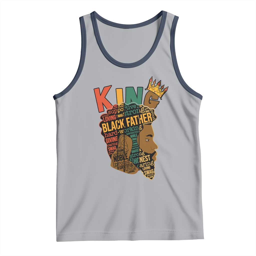 Black King Tank Top Black Father African American Men