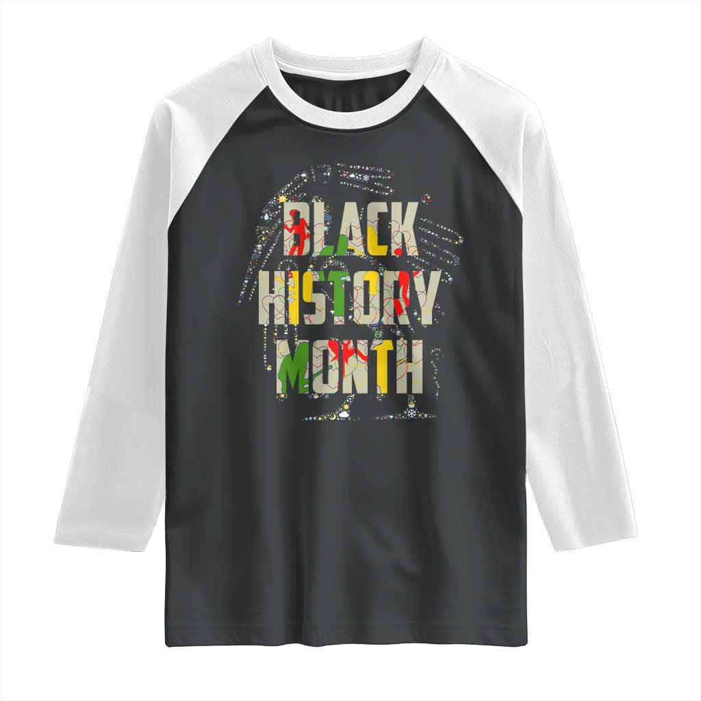 Black History Month Raglan Shirt African American Pride