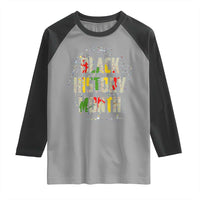 Black History Month Raglan Shirt African American Pride