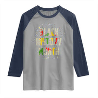 Black History Month Raglan Shirt African American Pride