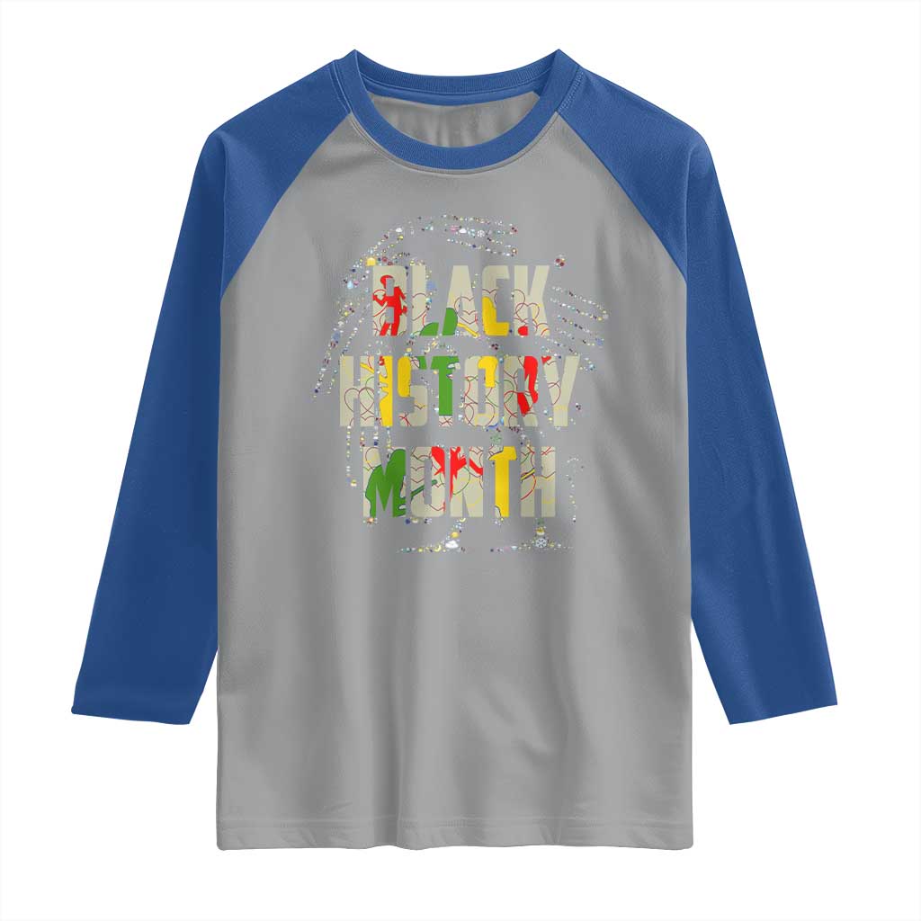Black History Month Raglan Shirt African American Pride