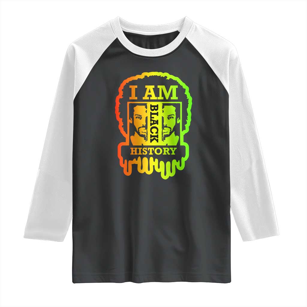 I Am Black History Raglan Shirt Dope African American Men