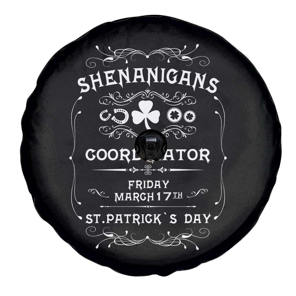 Funny St Patricks Day Spare Tire Cover Shenanigans Coordinator