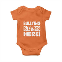 Pink Shirt Day Baby Onesie Bullying Stops Here Stand Up To Bullies