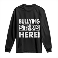 Pink Shirt Day Long Sleeve Shirt Bullying Stops Here Stand Up To Bullies