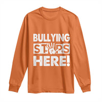 Pink Shirt Day Long Sleeve Shirt Bullying Stops Here Stand Up To Bullies