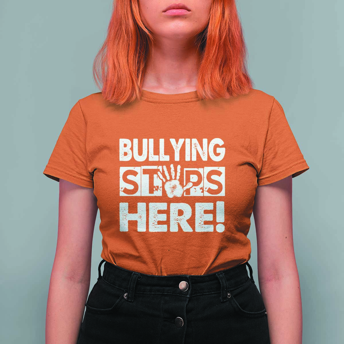 Pink Shirt Day T Shirt For Women Bullying Stops Here Stand Up To Bullies