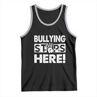 Pink Shirt Day Tank Top Bullying Stops Here Stand Up To Bullies