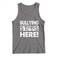 Pink Shirt Day Tank Top Bullying Stops Here Stand Up To Bullies