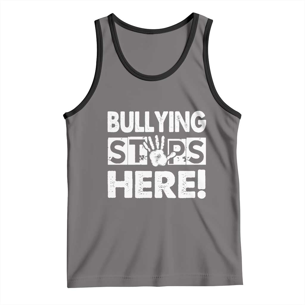 Pink Shirt Day Tank Top Bullying Stops Here Stand Up To Bullies