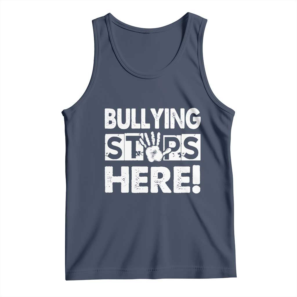 Pink Shirt Day Tank Top Bullying Stops Here Stand Up To Bullies
