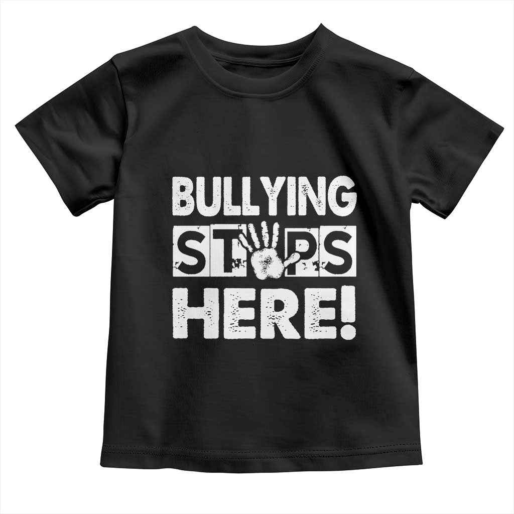 Pink Shirt Day Toddler T Shirt Bullying Stops Here Stand Up To Bullies