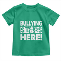 Pink Shirt Day Toddler T Shirt Bullying Stops Here Stand Up To Bullies