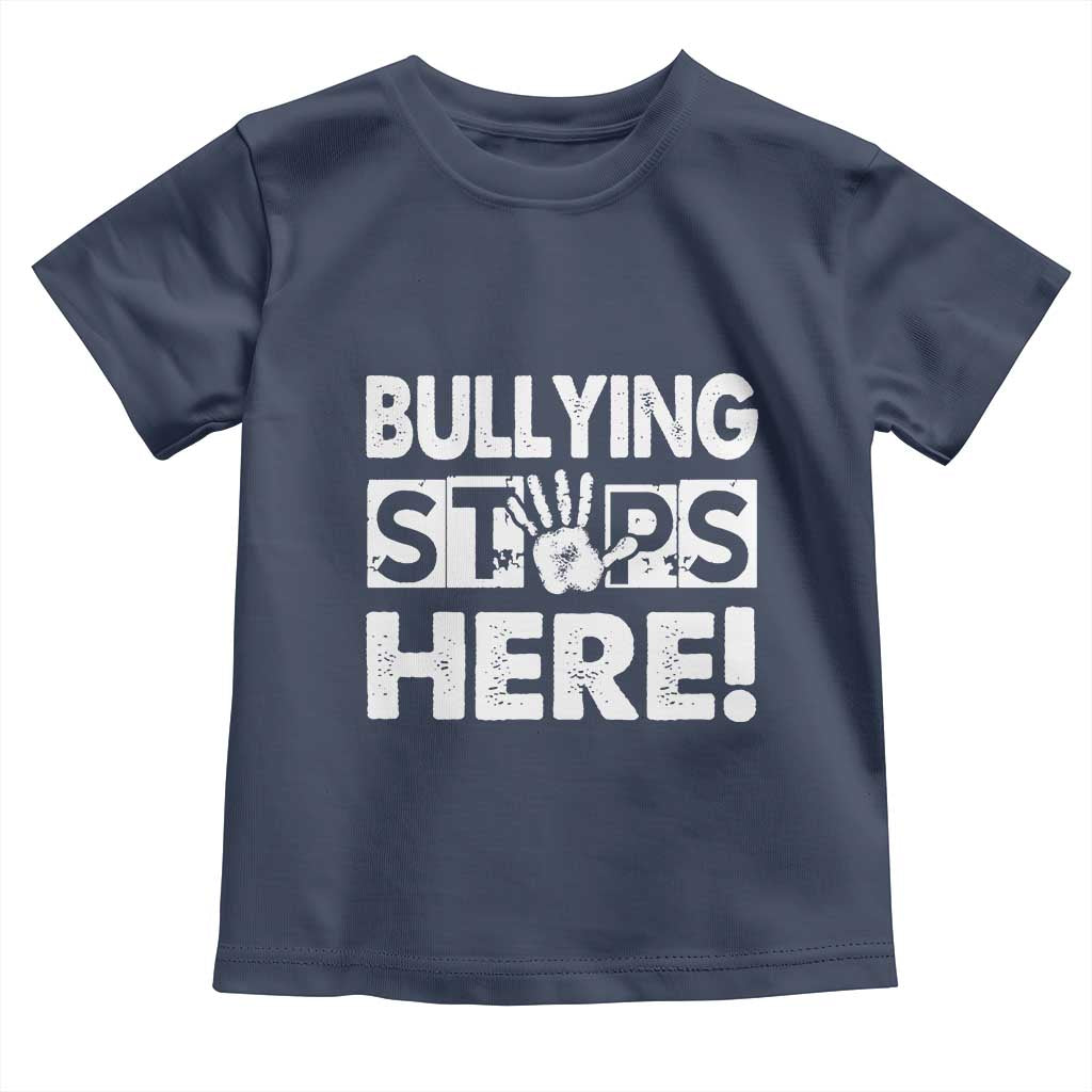 Pink Shirt Day Toddler T Shirt Bullying Stops Here Stand Up To Bullies